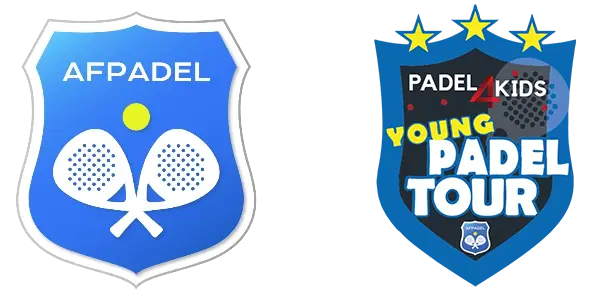 logo Association Francophone de Padel - AFPadel et logo Young Padel Tour