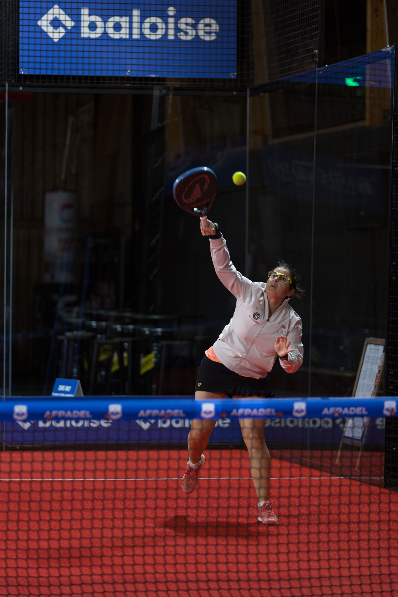 Joueuse en action au Major Tour AFPadel de Bertransart, octobre 2026.